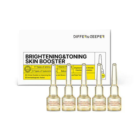 Starter Pack Brightening Toning Skin Booster 2ml x 5 DIFFER&DEEPER