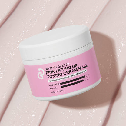 Pink Lifting up Toning Cream Mask Jar Type 5.29 oz DIFFER&DEEPER