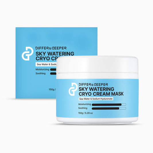 Sky Watering Cryo Cream Mask Jar Type 5.29 oz DIFFER&DEEPER