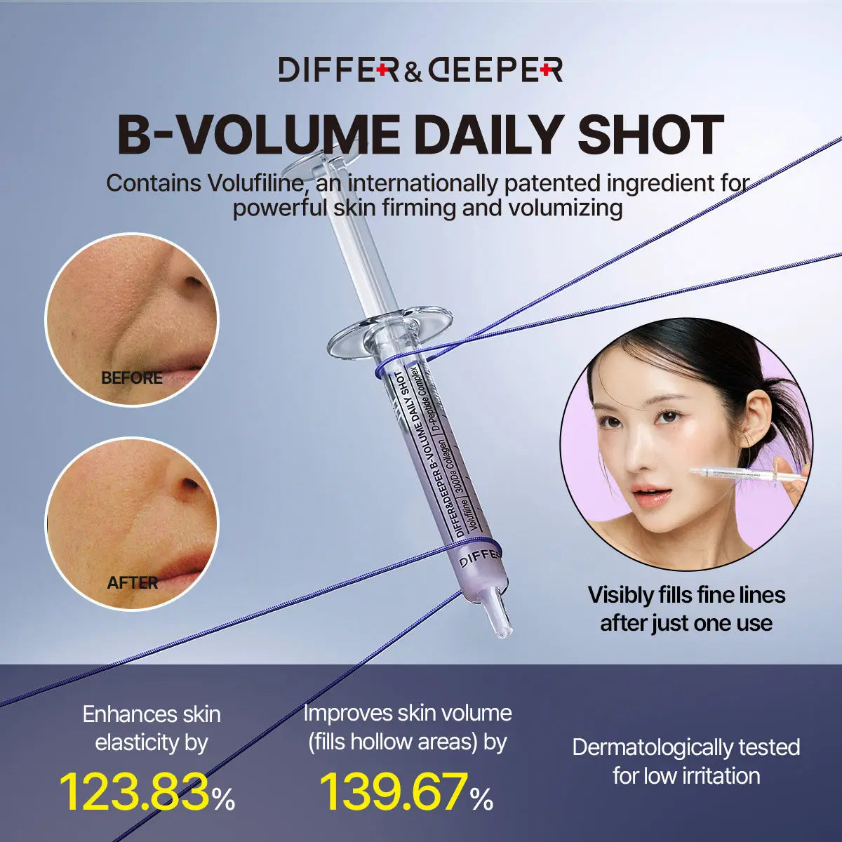 B-Volume Daily Shot | Skin Firming & Wrinkle Care Ampoule