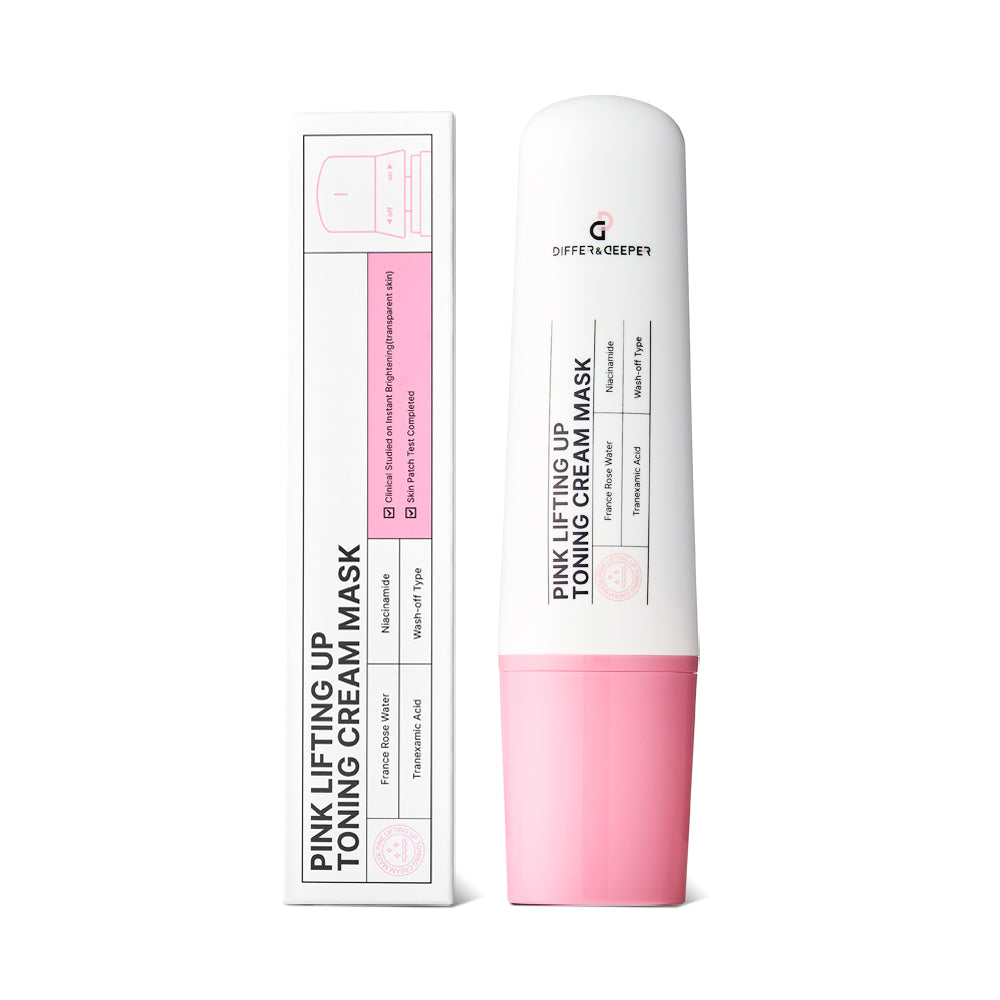 Pink Lifting Up Toning Cream Mask 3.53 oz DIFFER&DEEPER