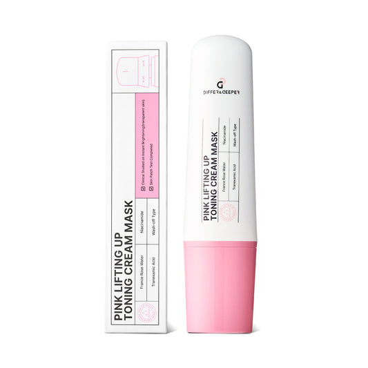 Pink Lifting Up Toning Cream Mask 3.53 oz DIFFER&DEEPER