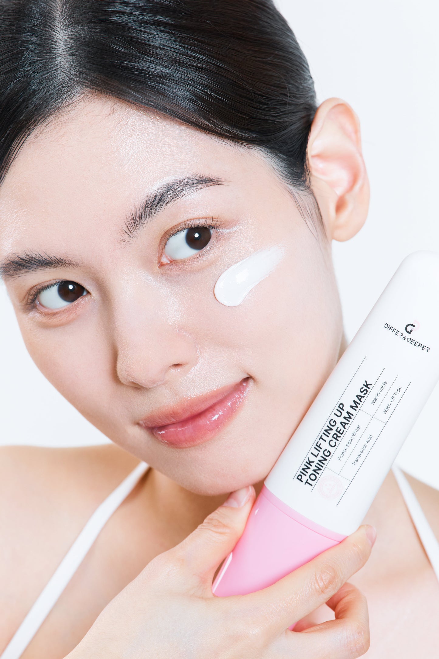 Pink Lifting Up Toning Cream Mask 3.53 oz DIFFER&DEEPER
