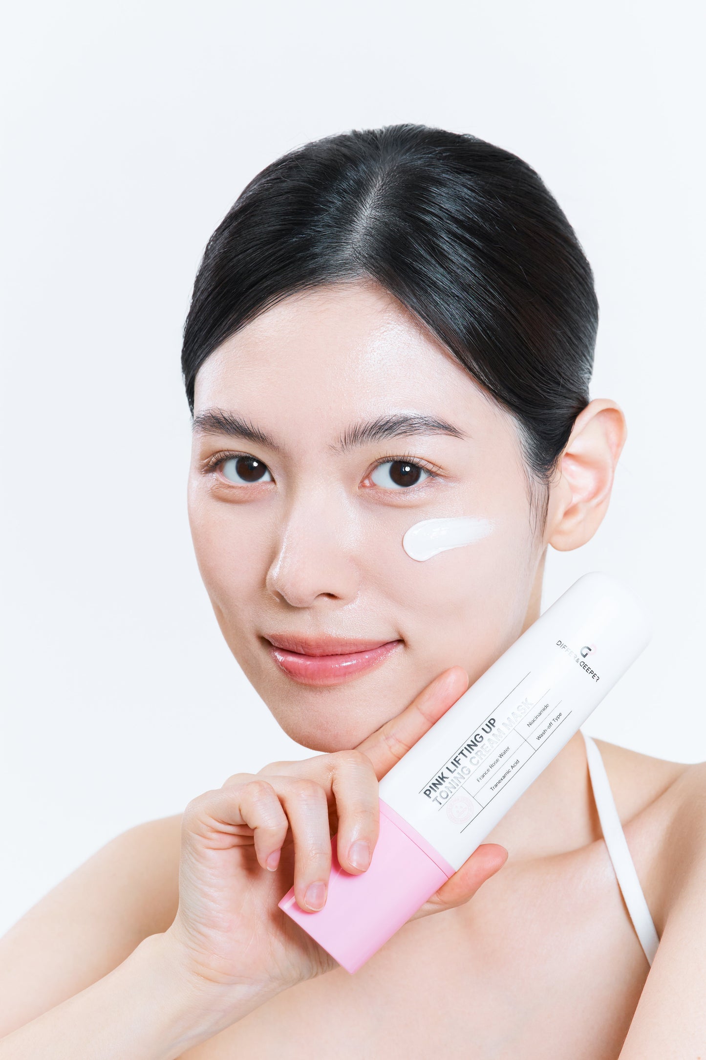 Pink Lifting Up Toning Cream Mask 3.53 oz DIFFER&DEEPER