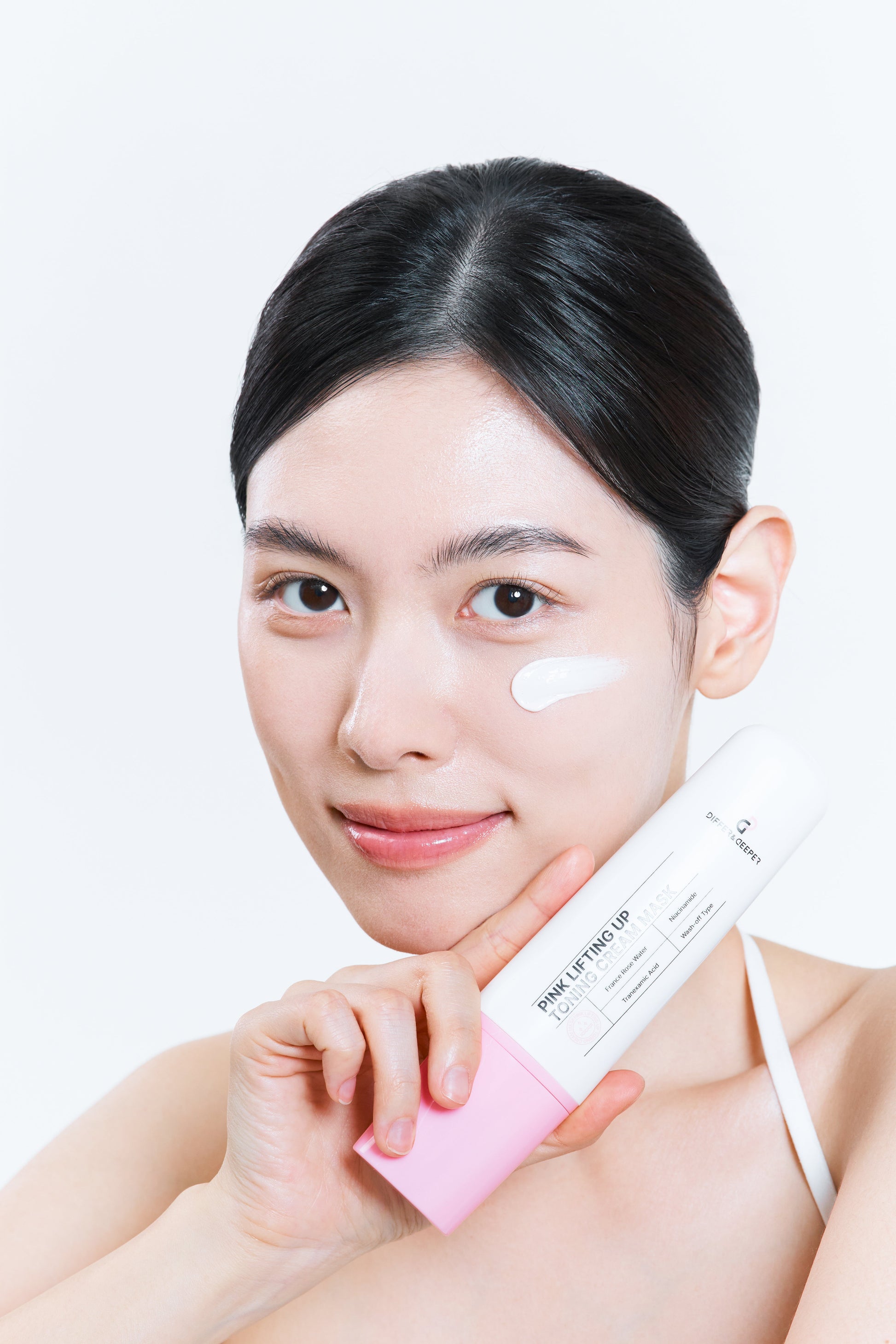 Pink Lifting Up Toning Cream Mask 3.53 oz DIFFER&DEEPER