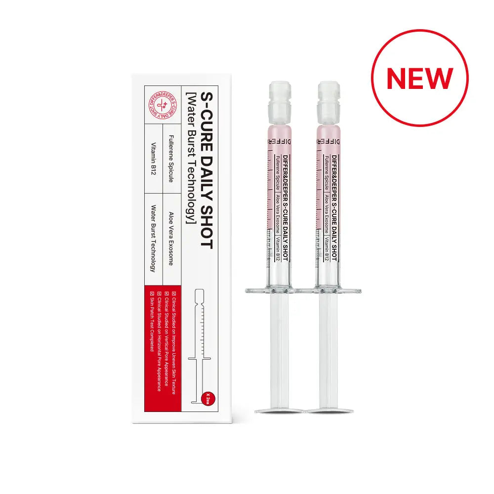 ディファー＆ディーパーS-Cure デイリーショット S-Cure Daily Shot | Pore Care Ampoule with Nobel Prize Fullerene